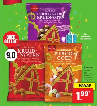 Lidl Kruidnoten aanbieding