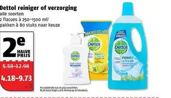 Poiesz Dettol Reiniger Of Verzorging 250-1500 ml aanbieding