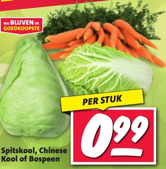 Nettorama Spitskool, Chinese Kool of Bospeen aanbieding