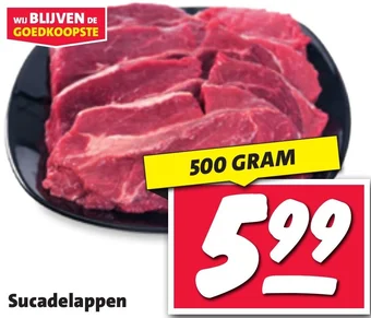 Nettorama Sucadelappen 500g aanbieding