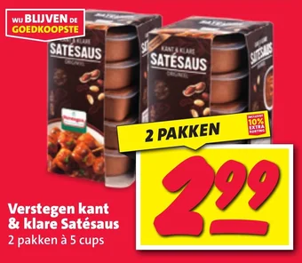 Nettorama Verstegen kant & klare Satésaus aanbieding