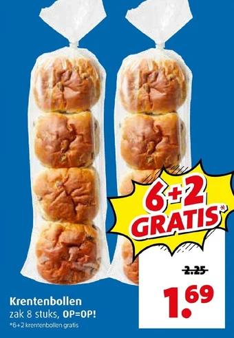 Boni Krentenbollen aanbieding