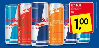 Jan Linders RED BULL 250ml aanbieding