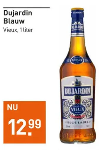 Gall & Gall Dujardin Blauw Vieux, 1 liter aanbieding