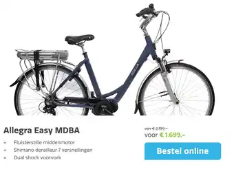 Stella fietsen Allegra Easy MDBA aanbieding