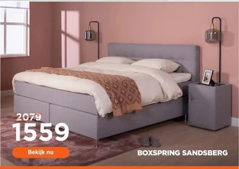 TotaalBED Boxspring sandsberg aanbieding