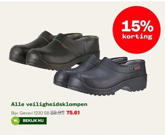 Welkoop Alle veiligheidsklompen aanbieding