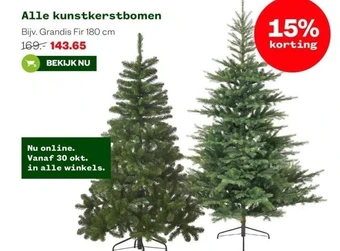 Welkoop Alle kunstkerstbomen aanbieding