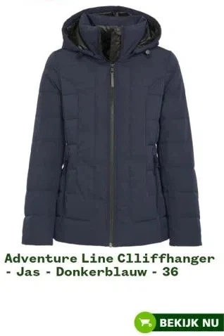 Welkoop Adventure line clliffhanger - jas - donkerblauw - 36 aanbieding