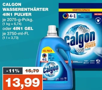 mein real DE CALGON WASSERENTHÄRTER 4IN1 PULVER aanbieding