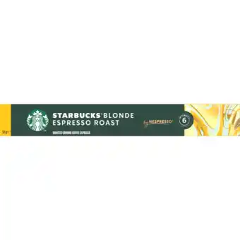 Dekamarkt Starbucks koffiecups blonde espresso roast blond aanbieding