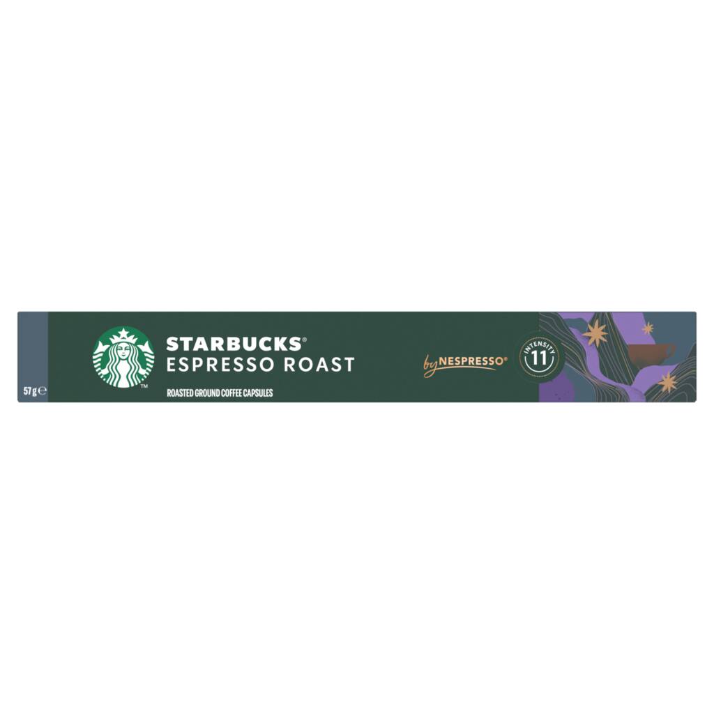 Starbucks koffiecups espresso dark roast aanbieding bij Dekamarkt