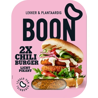 Dekamarkt Boon chili burger 2 stuks aanbieding