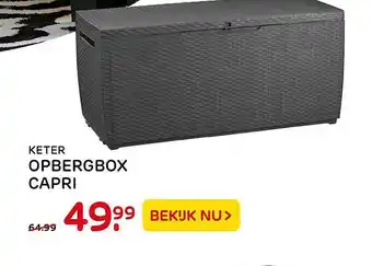 Praxis Keter Opbergbox Capri aanbieding