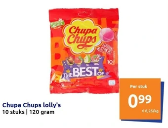 Action Chupa chups lolly's aanbieding