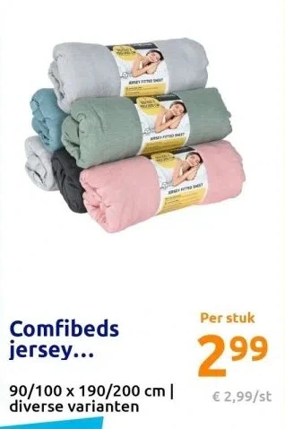 Action Comfibeds jersey aanbieding