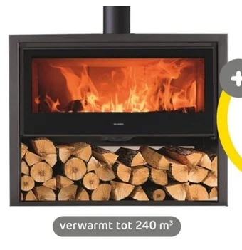 Praxis verwarmt tot 240 m³ aanbieding