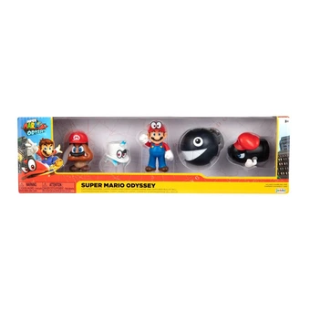 Top1Toys Super mario figuren 6,5 cm 5-pack odyssey aanbieding