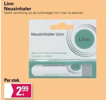 De Online Drogist Linn neusinhaler aanbieding