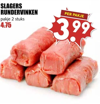 MCD Supermarkt Slagers rundervinken aanbieding