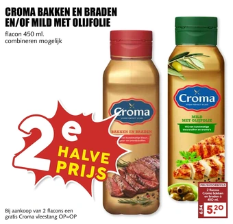 MCD Supermarkt Croma bakken en braden en/of mild met olijfolie aanbieding