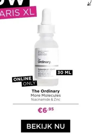ICI Paris XL The Ordinary More Molecules Niacinamide & Zinc 30 ml aanbieding