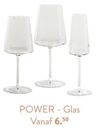 Casa POWER- Glas aanbieding
