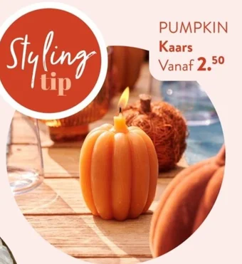 Casa PUMPKIN Kaars aanbieding