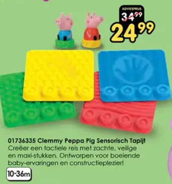 ToyChamp 01736335 Clemmy Peppa Pig Sensorisch Tapijt aanbieding