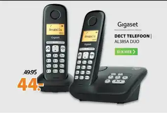 Expert Gigaset Dect Telefoon | AL385A Duo aanbieding