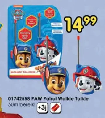 ToyChamp PAW Patrol Walkie Talkie aanbieding