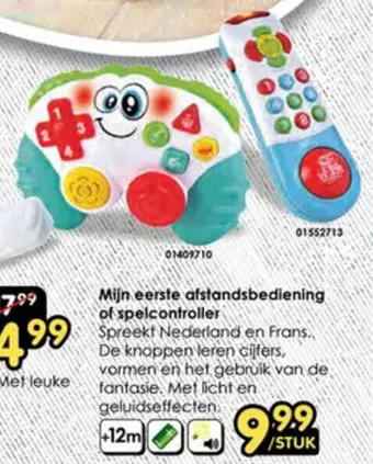 ToyChamp Mijn eerste afstandsbediening of spelcontroller aanbieding