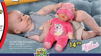 ToyChamp BABY Born Sleepy for Babies roze 30cm aanbieding