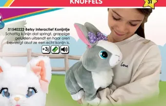 ToyChamp Betsy Interactief Konijntje aanbieding