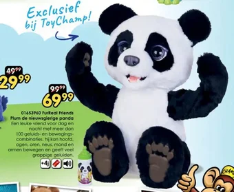 ToyChamp FurReal Friends Plum de nieuwsgierige panda aanbieding