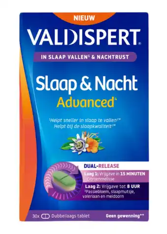 De Online Drogist Valdispert slaap & nacht advanced tabletten 30tb aanbieding