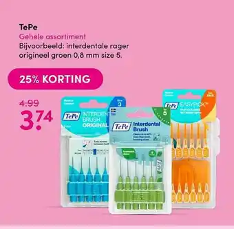 Drogisterij Visser TePe 25% Korting aanbieding