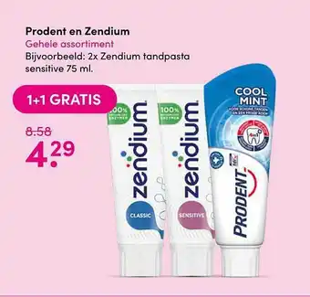 Drogisterij Visser Prodent En Zendium 1+1 Gratis aanbieding