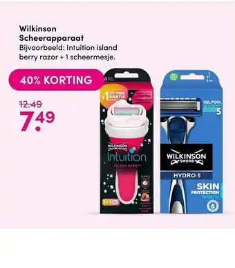 Drogisterij Visser Wilkinson Scheerapparaat 40% Korting aanbieding