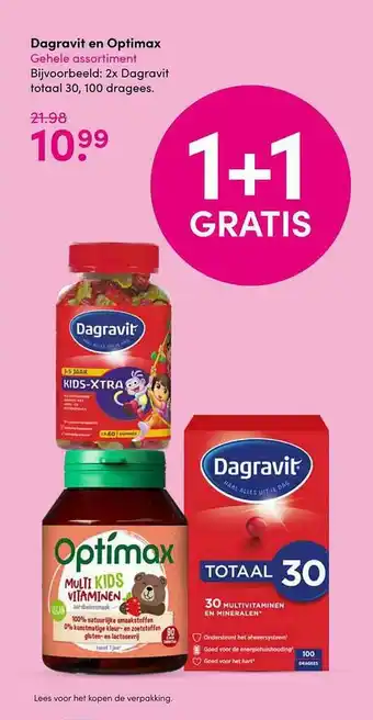 Drogisterij Visser Dagravit En Optimax 1+1 Gratis aanbieding