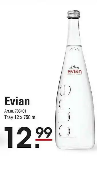 Sligro Evian aanbieding