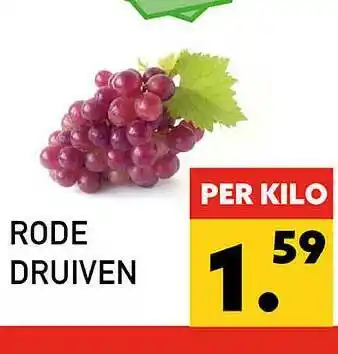 Tanger Markt Rode Druiven aanbieding