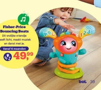Bol.com Fisher-Price Bouncing Beats aanbieding