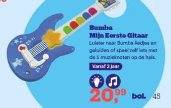 Bol.com Bumba Mijn Eerste Gitaar aanbieding