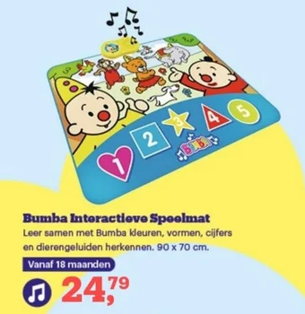 Bol.com Bumba Interactieve Speelmat aanbieding