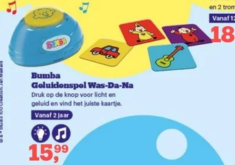 Bol.com Bumba Geluidenspel Was-Da-Na aanbieding