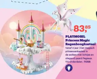 Bol.com PLAYMOBIL Princess Magic Regenboogkasteel aanbieding