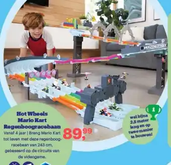 Bol.com Hot Wheels Mario Kart Regenboogracebaan aanbieding