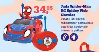 Bol.com Jada Spider-Man RC Spidey Web Crawler aanbieding