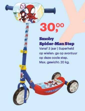 Bol.com Smoby Spider-Man Step aanbieding